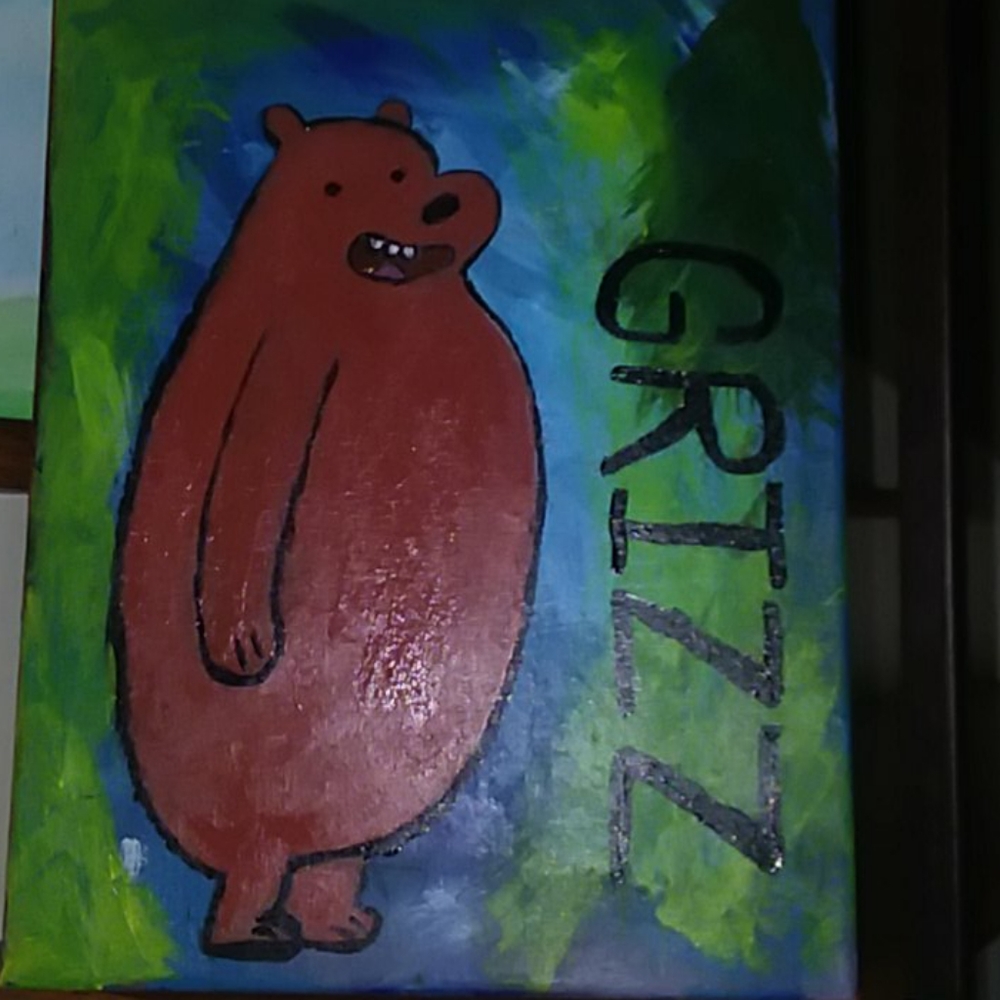 Grizz We Bare Bears painting